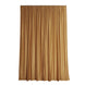 2 Pack Gold Inherently Flame Resistant Scuba Polyester Curtain Panel Backdrops