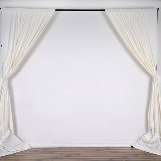 Create Unforgettable Moments with Ivory Scuba Polyester Backdrops