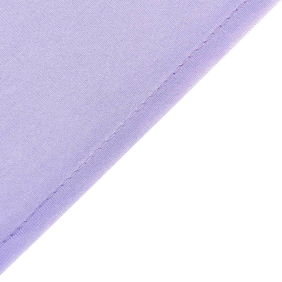2 Pack Lavender Lilac Scuba Polyester Curtain Panel Inherently Flame Resistant Backdrops Wrinkle Fre
