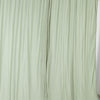 2 Pack Sage Green Inherently Flame Resistant Scuba Polyester Curtain Panel Backdrops#whtbkgd