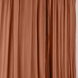 2 Pack Terracotta (Rust) Scuba Polyester Curtain Panel#whtbkgd