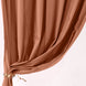 2 Pack Terracotta (Rust) Scuba Polyester Curtain Panel