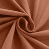 2 Pack Terracotta Inherently Flame Resistant Scuba Polyester Curtain Panel Backdrops