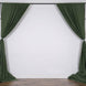 2 Pack Olive Green Inherently Flame Resistant Scuba Polyester Curtain Panel Backdrops