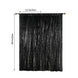 Pack of 2 | 52"x84” Black Sequin Curtains With Rod Pocket Window Treatment Panels - Clearance SALE