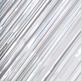 8ft Iridescent Metallic Tinsel Foil Fringe Doorway Curtain Party Backdrop
#whtbkgd