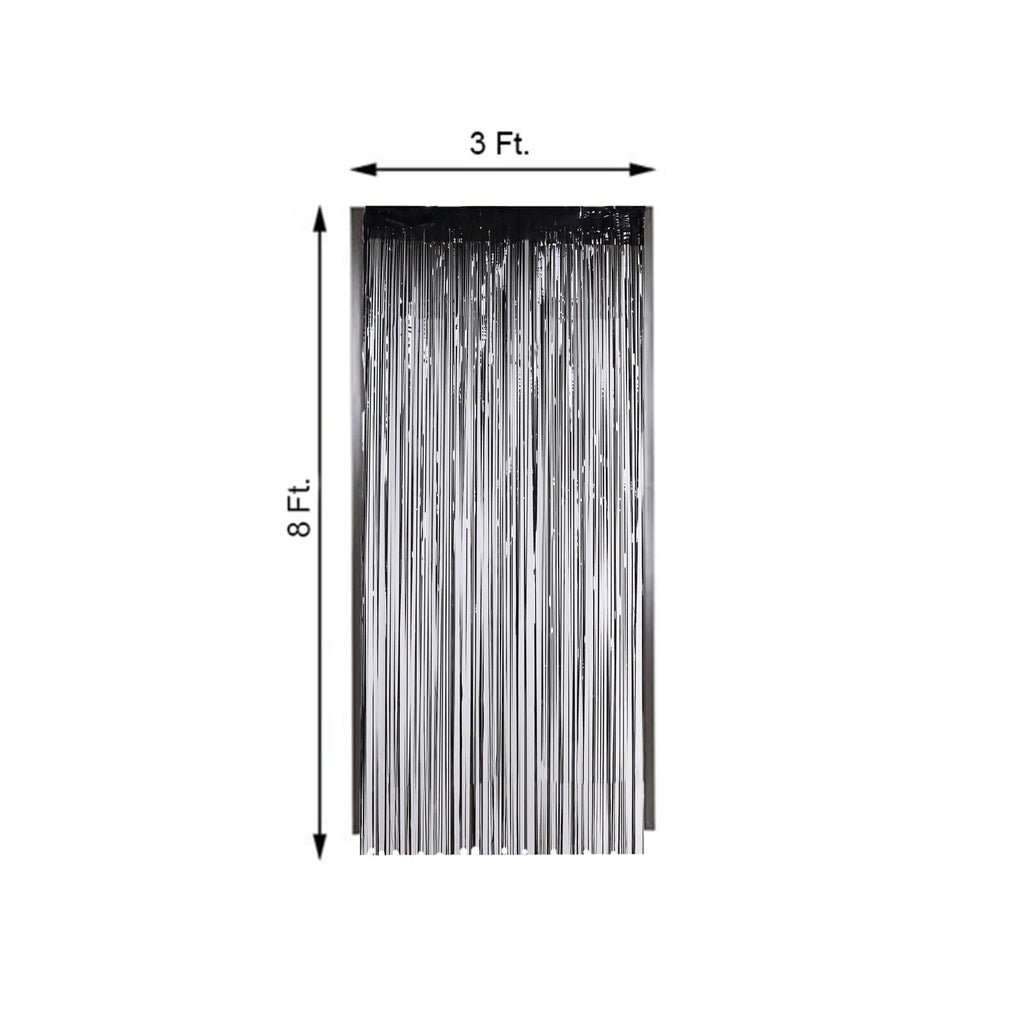 Metallic Foil Fringe Curtain, Backdrop Curtain