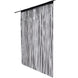 8ft Black Metallic Tinsel Foil Fringe Doorway Curtain Party Backdrop