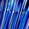 8ft Royal Blue Metallic Tinsel Foil Fringe Doorway Curtain Party Backdrop#whtbkgd