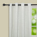 42-126inch Adjustable Curtain Rod Sets, Black, Round Finials