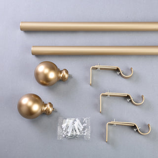Add a Touch of Glamour with the Gold Curtain Rod