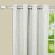 42-126inch Adjustable Curtain Rod Set, Silver, Teardrop Finials
