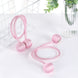 2 Pack | Pink Magnetic Curtain Tie Backs For Window Drapes & Backdrop Panels
