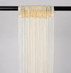 8ft Long Ivory Silk String Tassels Backdrop Party Curtains#whtbkgd