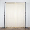 8ft Long Ivory Silk String Tassels Backdrop Party Curtains