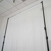 12ft Long White Silk String Tassels Backdrop Party Curtains