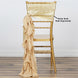 Chiffon Champagne Curly Willow Chair Sashes