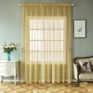 Champagne Sheer Organza Curtains - Add Elegance and Sophistication to Your Space