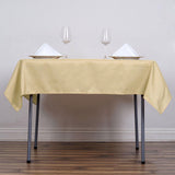 Champagne Polyester Square Tablecloth 54"x54"