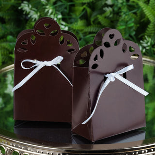 Brown Sacchetto Gift Box: The Perfect Wedding Candy Box