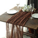 10ft Brown Gauze Cheesecloth Boho Table Runner