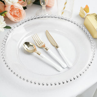 Enhance Your Table Setting with Clear Acrylic Plastic Charger Plates