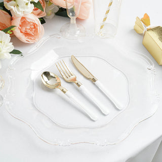Elegant and Versatile Clear Acrylic Charger Plates