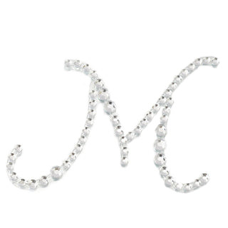 Add Glamour to Your Party with Clear Rhinestone Monogram Letter Jewel Stickers