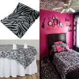 54" x 10 Yards Taffeta Fabric Roll |  Zebra Print Wholesale Fabric by the Yard | Animal Print Fabric - Chocolate