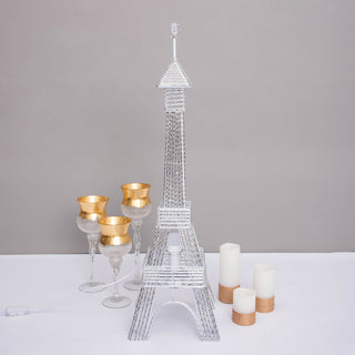 3.5ft Color Changing LED Metal Eiffel Tower Columns LED Lamp