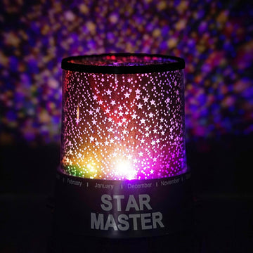 Color Changing Night Sky Light Projector Lamp, Battery Operated Party Light