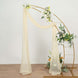 20ft Cream Gauze Cheesecloth Fabric Wedding Arch Drapery, Window Scarf Valance, Boho Decor