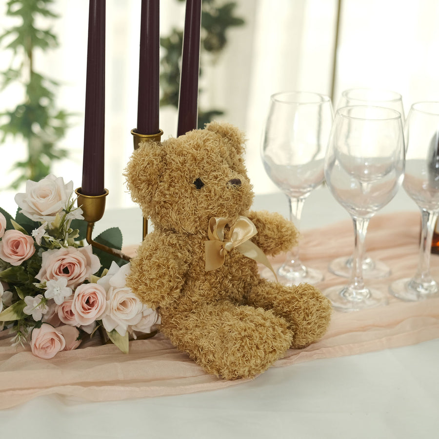 Set of 3 | 7" Cute Plush Stuffed Teddy Bears Party Favors Centerpiece Decor, Soft Toy Animals Party 