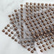 600 Pcs | Chocolate Heart Diamond Rhinestone DIY Stickers