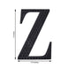 4inch Black Decorative Rhinestone Alphabet Letter Stickers DIY Crafts - Z