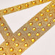 4inch Gold Decorative Rhinestone Alphabet Letter Stickers DIY Crafts - I