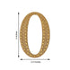 4inch Gold Decorative Rhinestone Alphabet Letter Stickers DIY Crafts - O