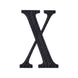 6inch Black Decorative Rhinestone Alphabet Letter Stickers DIY Crafts - X#whtbkgd