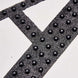 6inch Black Decorative Rhinestone Alphabet Letter Stickers DIY Crafts - Y