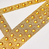 6 inch Gold Decorative Rhinestone Alphabet Letter Stickers DIY Crafts - X