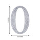 6 inch Silver Decorative Rhinestone Alphabet Letter Stickers DIY Crafts - O