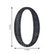 8 inch Black Decorative Rhinestone Alphabet Letter Stickers DIY Crafts - O