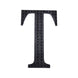 8 inch Black Decorative Rhinestone Alphabet Letter Stickers DIY Crafts - T#whtbkgd