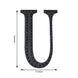 8 inch Black Decorative Rhinestone Alphabet Letter Stickers DIY Crafts - U