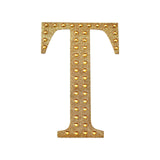8inch Gold Decorative Rhinestone Alphabet Letter Stickers DIY Crafts - T#whtbkgd