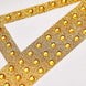 8inch Gold Decorative Rhinestone Alphabet Letter Stickers DIY Crafts - U