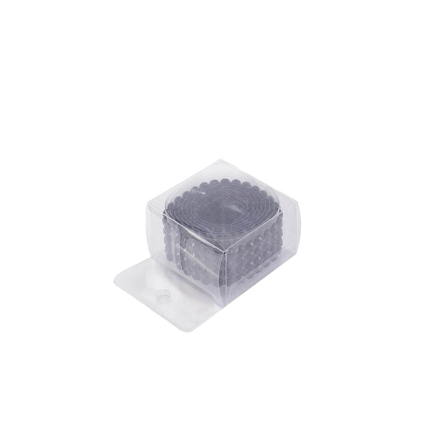 3ft Black Stick-On Rhinestone Tape, DIY Self Adhesive Diamond Gemstone Stickers