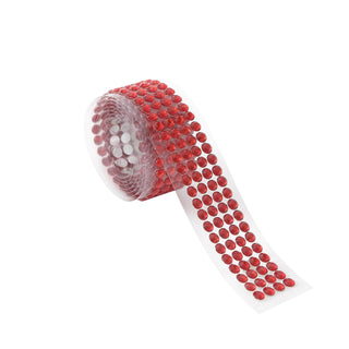Add a Touch of Elegance with 3ft Red Stick-On Rhinestone Tape
