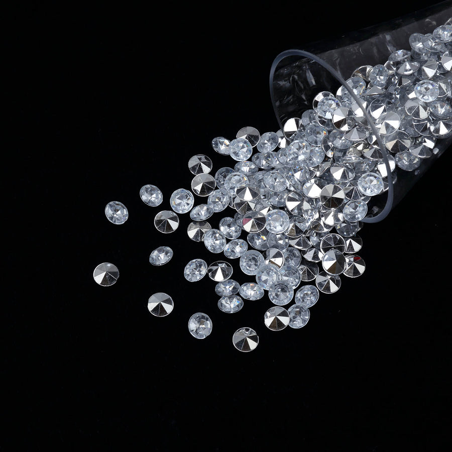 1000 Pcs | Clear Round Diamond Rhinestones, DIY Craft Jewels Decor