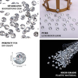 1000 Pcs | Clear Round Diamond Rhinestones, DIY Craft Jewels Decor